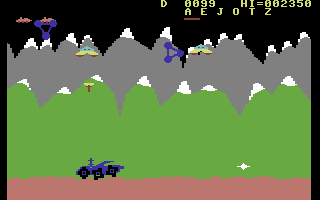 Moon Patrol screenshot 5 for Commodore 64